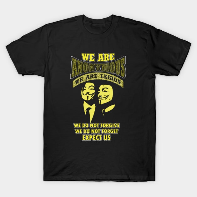 WE ARE ANONYMOUS T-Shirt by phawasant